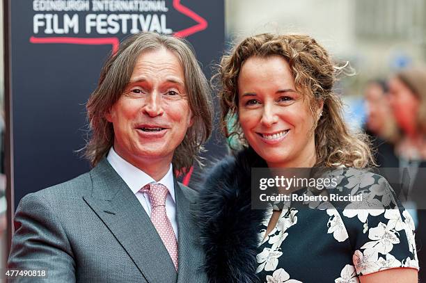 Robert Carlyle and Anastasia Shirley attend the Opening Night Gala and World Premiere of 'The Legend of Barney Thomson' during the Edinburgh...