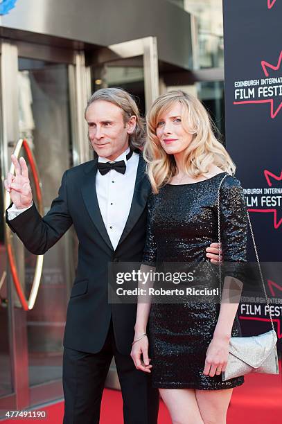 Cal Macaninch and Shauna McDonald attends the Opening Night Gala and World Premiere of 'The Legend of Barney Thomson' during the Edinburgh...
