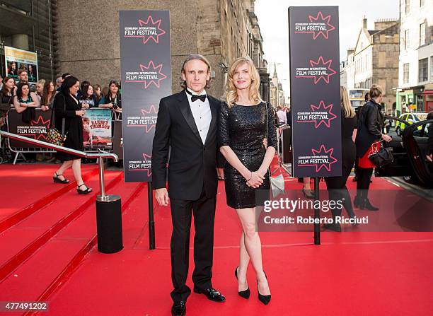 Cal Macaninch and Shauna McDonald attends the Opening Night Gala and World Premiere of 'The Legend of Barney Thomson' during the Edinburgh...