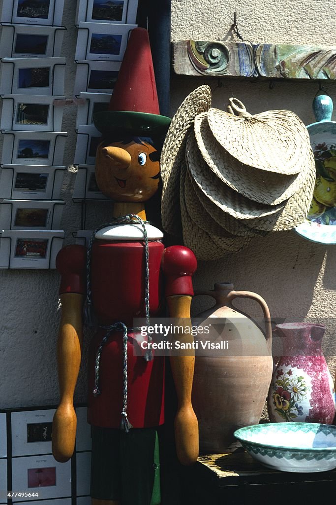 Shop With Pinocchio Puppet