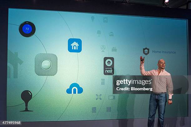 Tony Fadell, founder and chief executive officer at Nest Labs Inc., speaks during a Nest Labs event in San Francisco, California, U.S., on Wednesday,...