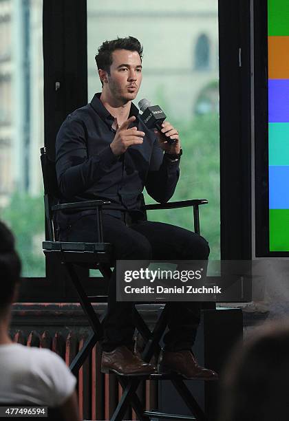 Kevin Jonas attends the AOL Build Speaker Series Presents Kevin Jonas at AOL Studios In New York on June 17, 2015 in New York City.