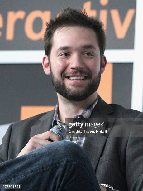 Entrepreneur Alexis Ohanian speaks onstage at "Be Awesome Without Their Permission" during the 2014 SXSW Music, Film + Interactive Festivalat Austin...