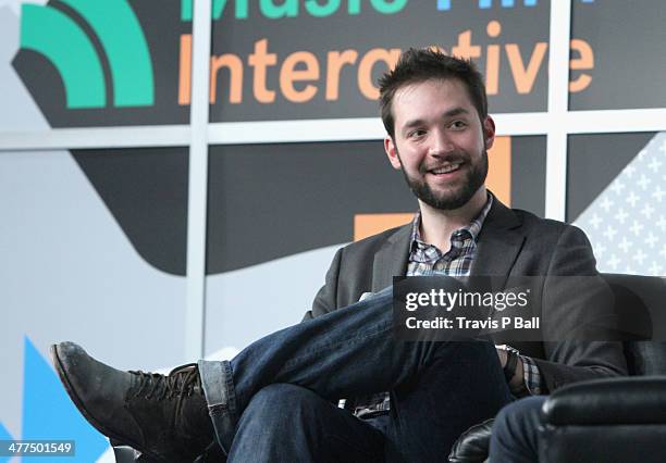 Entrepreneur Alexis Ohanian speaks onstage at "Be Awesome Without Their Permission" during the 2014 SXSW Music, Film + Interactive Festivalat Austin...