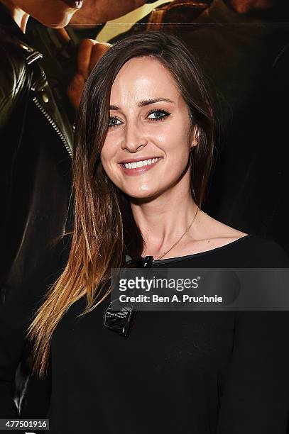 Fran Newman-Young attends the Fan Footage Event of 'Terminator Genisys' at Vue Westfield on June 17, 2015 in London, England.
