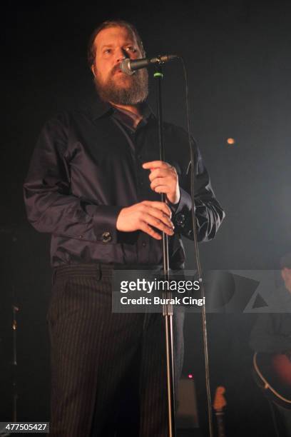 John Grant performs on stage at The Roundhouse on March 9, 2014 in London, United Kingdom.