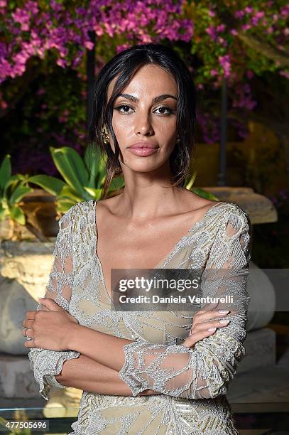 Madalina Ghenea attends the Shiseido And Vanity Fair Gala Dinner - 61st Taormina Film Fest at Hotel San Domenico on June 17, 2015 in Taormina, Italy.