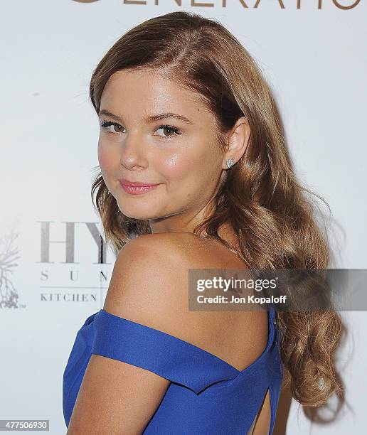 Actress Stefanie Scott arrives at NYLON Magazine And BCBGeneration Annual May Young Hollywood Issue Party Hosted By May Cover Star Dakota Fanning at...