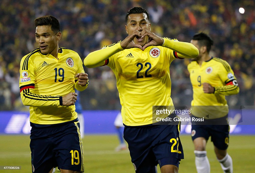 Brazil v Colombia: Group C - 2015 Copa America Chile