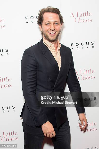 Derek Blasberg attends the "A Little Chaos" New York premiere at Museum of Modern Art on June 17, 2015 in New York City.