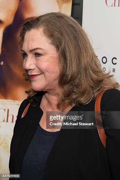Actress Kathleen Turner attends the "A Little Chaos" New York premiere at Museum of Modern Art on June 17, 2015 in New York City.