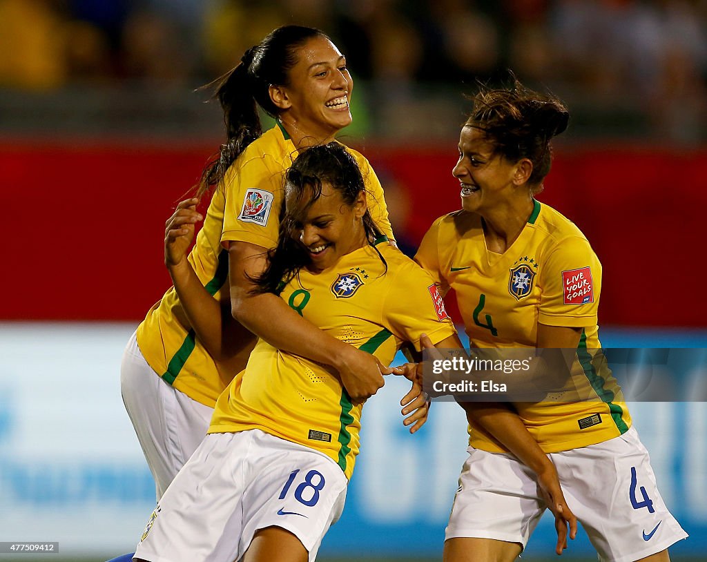 Costa Rica v Brazil: Group E - FIFA Women's World Cup 2015