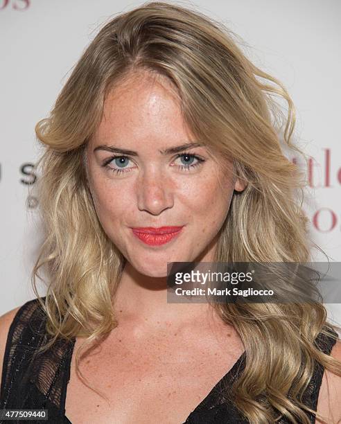 Actress Theodora Woolley attends "A Little Chaos" New York Premiere at the Museum of Modern Art on June 17, 2015 in New York City.
