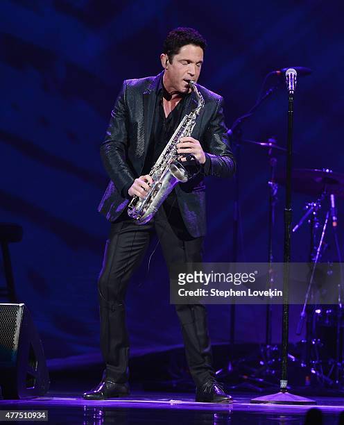 Dave Koz performs at Barclays Center of Brooklyn on June 17, 2015 in the Brooklyn borough of New York City.