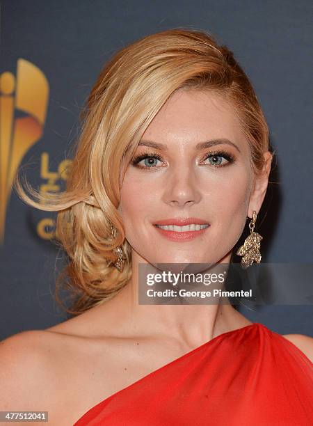 Actress Katheryn Winnick arrives at the Canadian Screen Awards at Sony Centre for the Performing Arts on March 9, 2014 in Toronto, Canada.