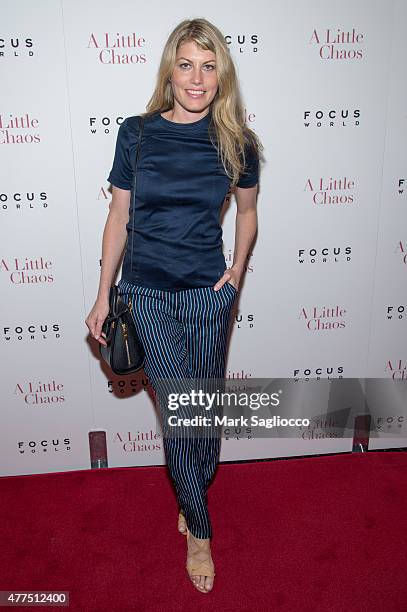 Meredith Ostrom attends "A Little Chaos" New York Premiere at the Museum of Modern Art on June 17, 2015 in New York City.