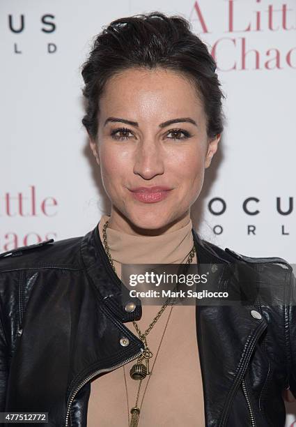 America Olivo attends "A Little Chaos" New York Premiere at the Museum of Modern Art on June 17, 2015 in New York City.