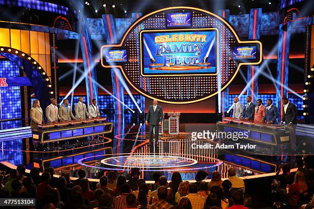 Vs NFC and Dancing with the Stars vs The Bachelor" -- "Celebrity Family Feud" will feature players from the National Football League Players...