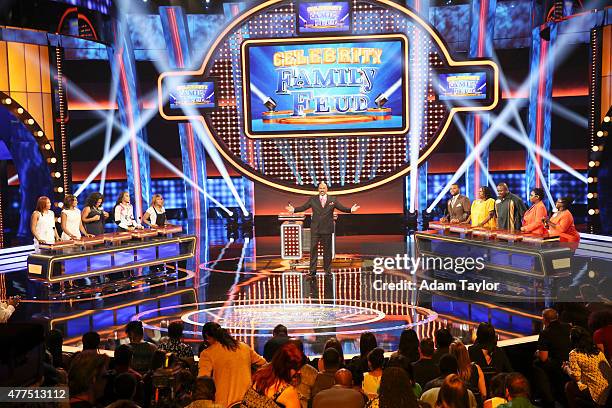 Anthony Anderson vs Toni Braxton and Monica Potter vs Curtis Stone" - The series premiere of "Celebrity Family Feud" will feature actor Anthony...