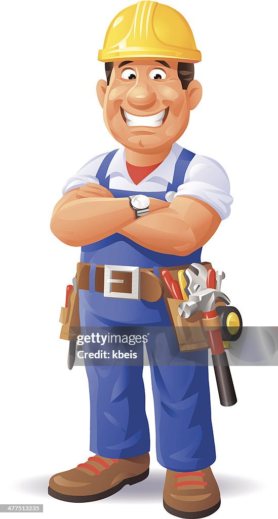 Confident Construction Worker
