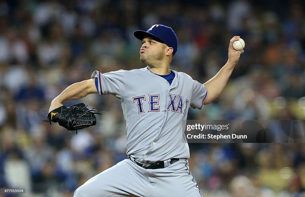 Texas Rangers v Los Angeles Dodgers