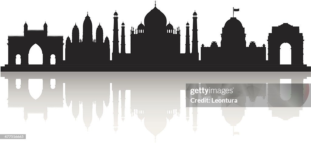 Inde (Chaque bâtiment est amovible et complètes)