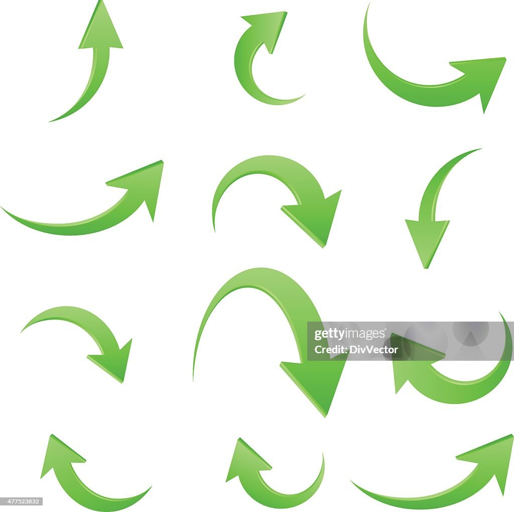 Arrow icon set