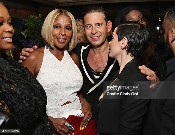Singer Mary J. Blige and Derek Anderson attend the Casa Reale Fine Jewelry Launch at The Box on June 17, 2015 in New York City.