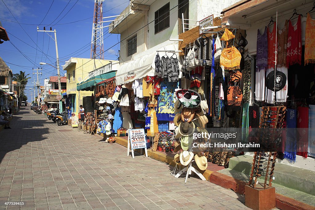 Street Market, Isla Mujeres, Yucatan, Mexico
