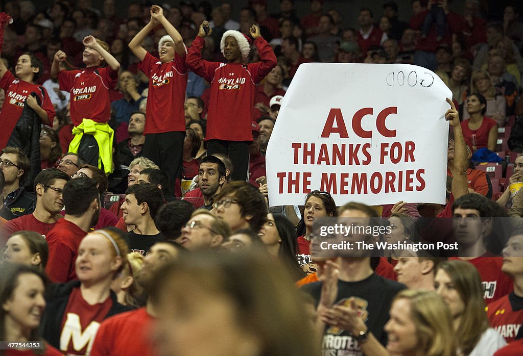 Maryland Terrapins vs. Virginia Cavaliers men's basketball game, the last meeting between these rivals in the ACC