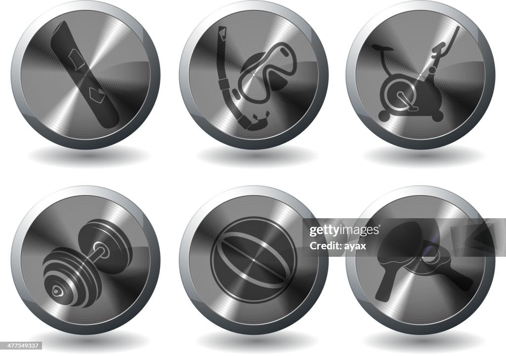 Sport equipment symbols
