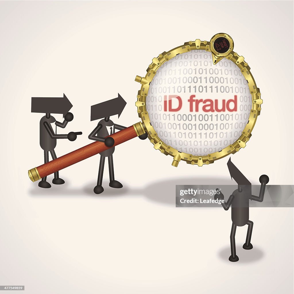 Uid Fraud Id Fraud High-Res Vector Graphic - Getty Images