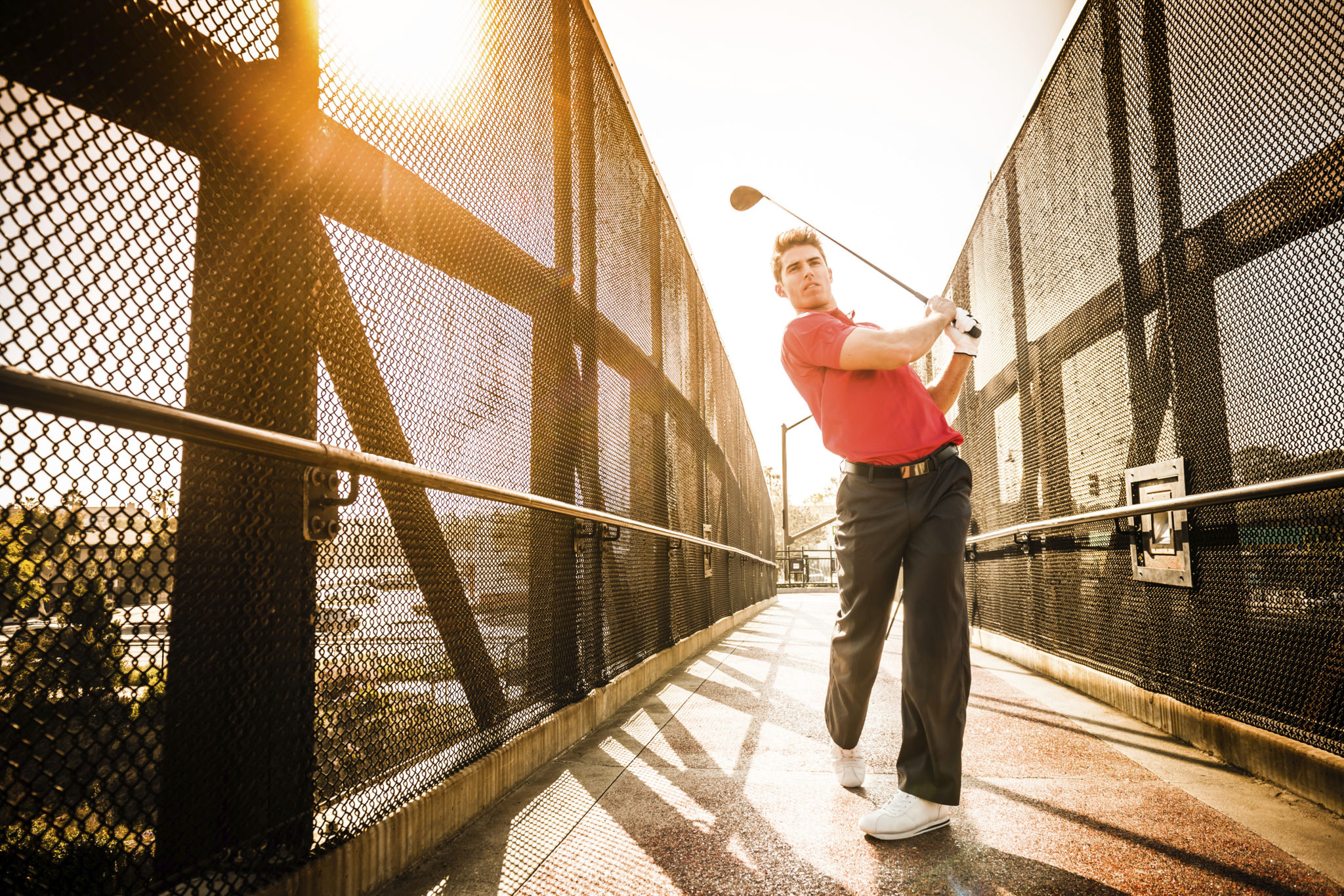 student golfer