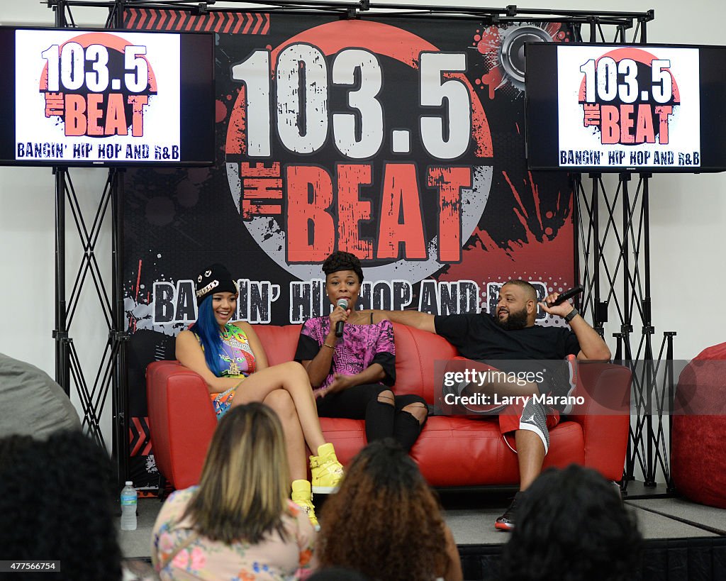 DJ Khaled Visits Miami Radio Station