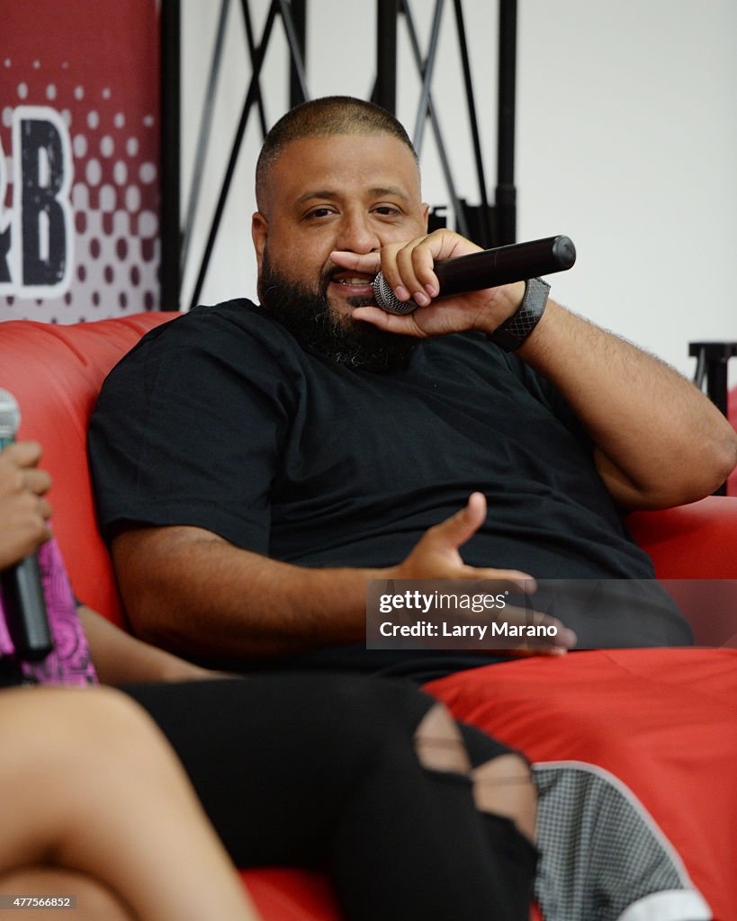 DJ Khaled Visits Miami Radio Station