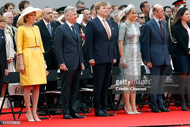 European royals including Queen Mathilde of Belgium , King Philippe of Belgium, Dutch King Willem-Alexander, Queen Maxima of the Netherlands and...