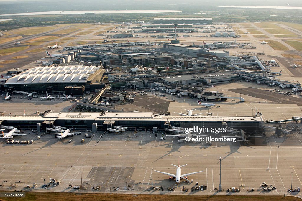 Heathrow Airport And Sipson Village