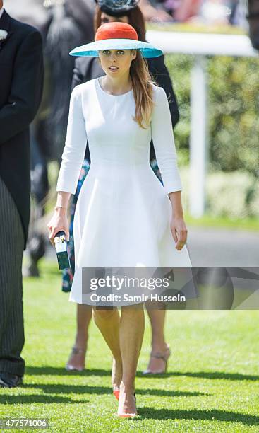 Princess Beatrice of York attends Ladies Day on day 3 of Royal Ascot at Ascot Racecourse on June 18, 2015 in Ascot, England.