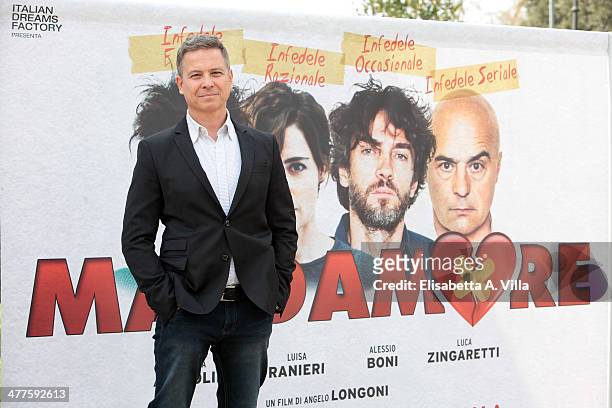 Director Angelo Longoni attends 'Maldamore' photocall at Villa Borghese on March 10, 2014 in Rome, Italy.
