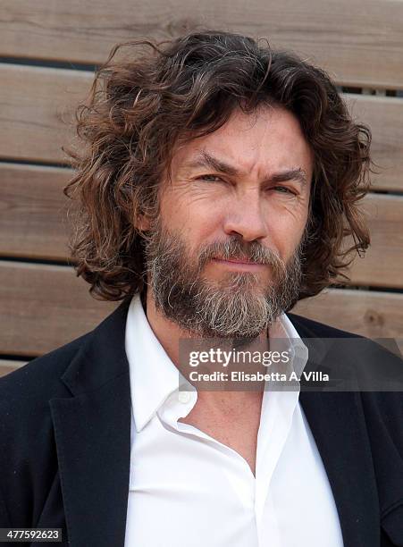 Actor Alessio Boni attends 'Maldamore' photocall at Villa Borghese on March 10, 2014 in Rome, Italy.