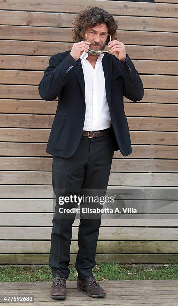 Actor Alessio Boni attends 'Maldamore' photocall at Villa Borghese on March 10, 2014 in Rome, Italy.