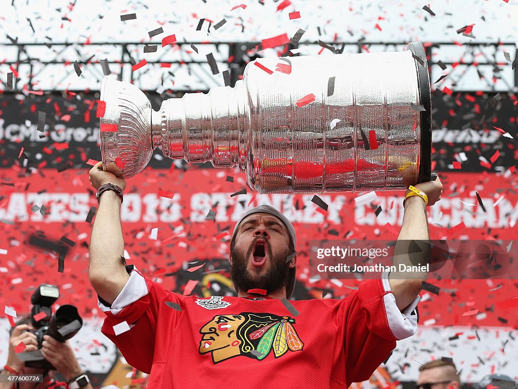 Chicago Blackhawks Victory Parade And Rally