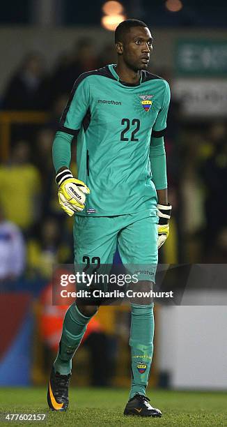 Alexander Dominguez of Ecuador during the International Friendly match between Australia and Ecuador at The Den on March 05, 2014 in London, England.