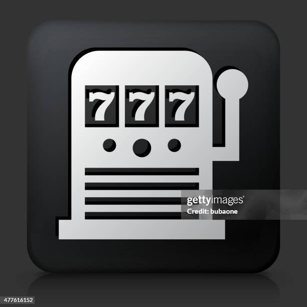 Slot Machine Collect Button Black Square Button With Slot Machine High-Res Vector Graphic - Getty ...