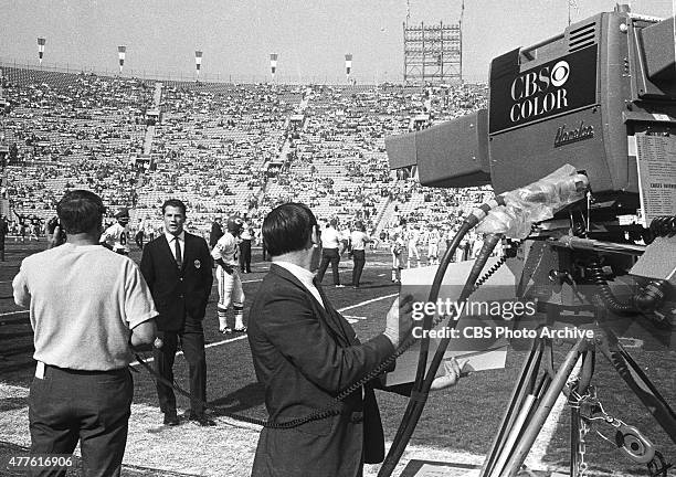 The First World Championship Game, AFL vs. NFL, later known as Super Bowl I, on January 15, 1967 at the Los Angeles Memorial Coliseum in Los Angeles,...