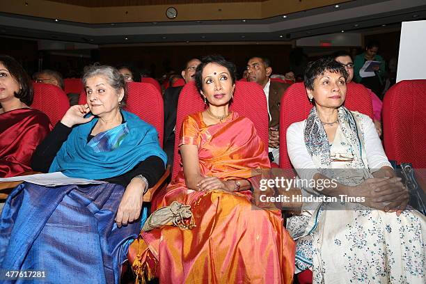 Syeda Hameed Women Rights Activist and a member of the Planning Commission, Bharatanatyam dancer Alarmel Valli Merry Barua, Director of Action for...