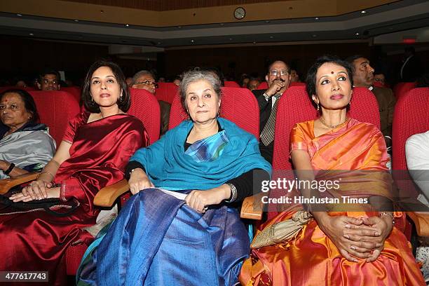 Suhasini Haider Senior television editor, Syeda Hameed Women Rights Activist and a member of the Planning Commission and Bharatanatyam dancer Alarmel...