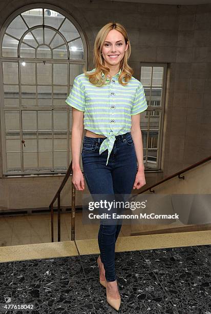 Hannah Tointon attends the launch of Giovanna Fletcher's "Dream A Little Dream" at on June 18, 2015 in London, England.