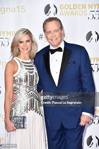 Faith Majors and Lee Majors attend the closing ceremony of the 55th Monte-Carlo Television Festival on June 18 in Monaco.