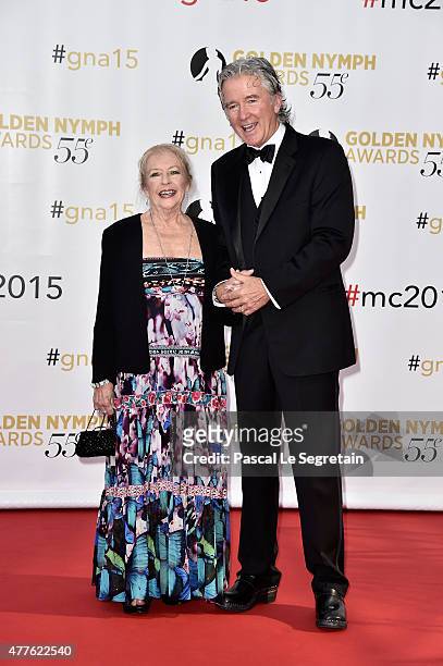 Patrick Duffy and his wife Carlyn Rosser attend the closing ceremony of the 55th Monte-Carlo Television Festival on June 18 in Monaco.